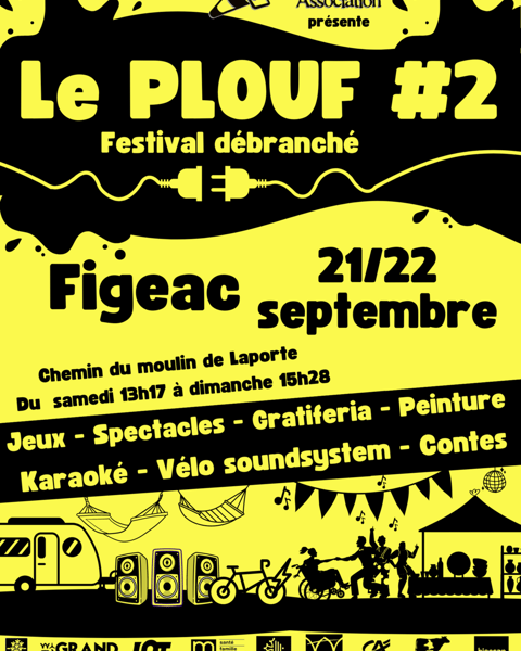 Festival plouf, un événement sans électricité