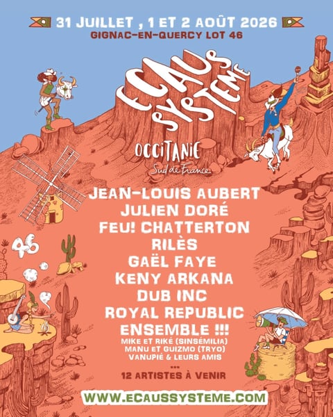 Festival L'Ecaussystème 2026 affiche