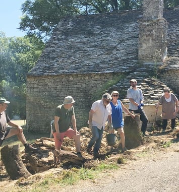 Atelier d'initiation à la construction d'un muret en pierre sèche