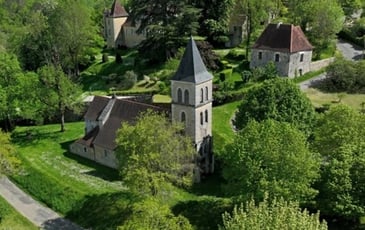 Visite de l'église de Camy & exposition Claire Tabouret
