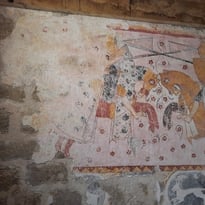 Visite guidée de la tour médiévale du XIIIème siècle et de ses fresques