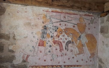 Visite guidée de la tour médiévale du XIIIème siècle et de ses fresques