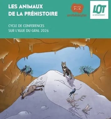 Conférence archéologique – Les herbivores de la dernière glaciation : apport des découvertes dans l'igue du Gral et en Quercy