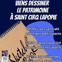 Animation : viens dessiner le patrimoine à Saint-Cirq Lapopie !