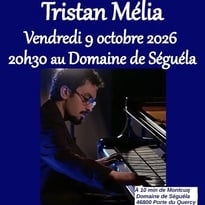 Concert de jazz : Tristan Mélia au Domaine de Séguéla