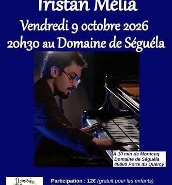 Concert de jazz : Tristan Mélia au Domaine de Séguéla