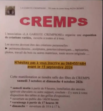Automnales crempsoises « exposition »