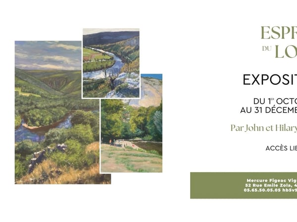 Exposition à Figeac : Esprit du Lot de John et Hilary Hoyland