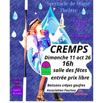 Spectacle "Abracada'Eau" : spectacle de magie et théâtre