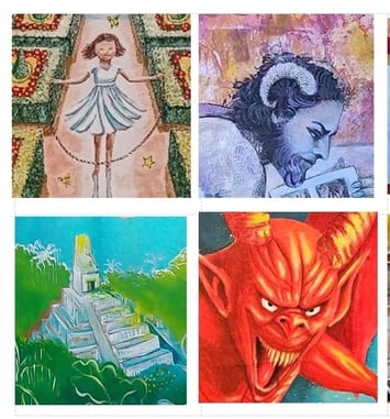 Exposition "L'Art et la Bannière" à Goujounac