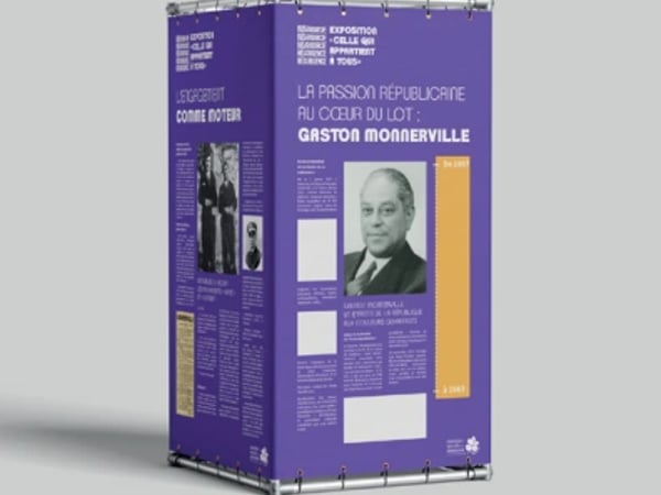 Festival Résurgence X : exposition itinérante et pédagogique " Sur les pas de Gaston Monnerville "