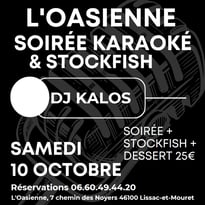 Soirée karaoké à l'Oasienne, Lissac et Mouret