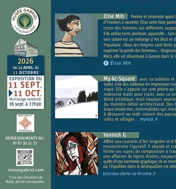 Exposition au Musée Gabriel à Latronquière