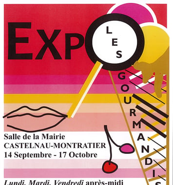 Exposition à la salle de la mairie: "Les gourmandises"