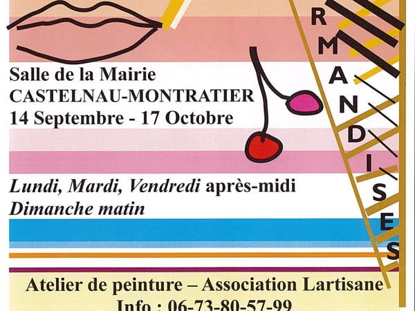 Exposition à la salle de la mairie: "Les gourmandises"