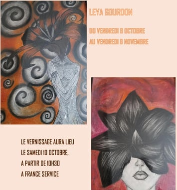 Exposition des œuvres de Leya Gourdon