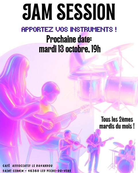Jam Session, scène ouverte au Bavardou