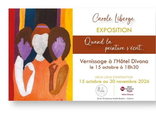 Exposition de Carole Liberge à l'Hôtel Divona
