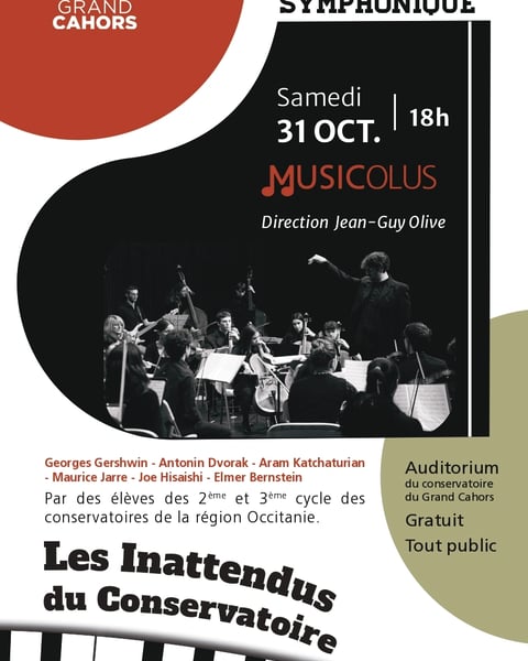 Concert symphonique « Musicolus » – Les Inattendus du Conservatoire