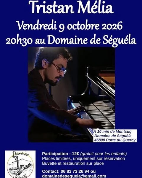 Récital de piano avec Dimitri Weissenberg au Domaine de Séguéla