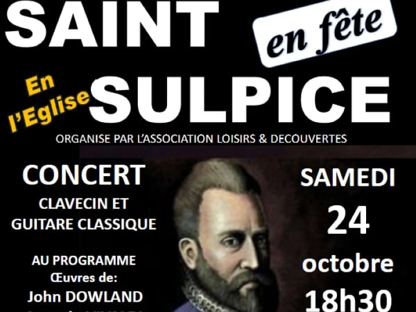 Concert à Saint-Sulpice : clavecin et guitare classique