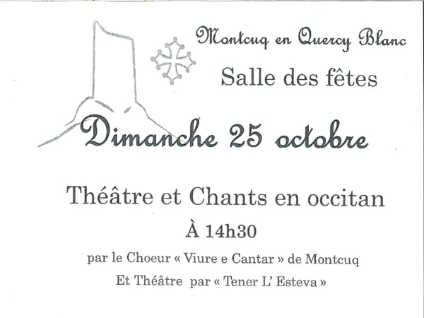 Théâtre et chants en occitan à Montcuq