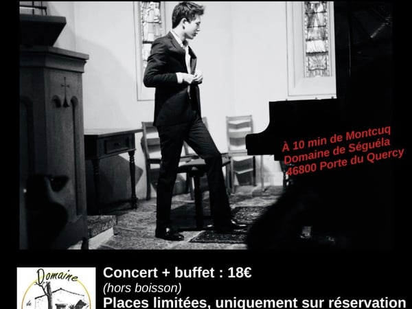Récital de piano avec Dimitri Weissenberg au Domaine de Séguéla