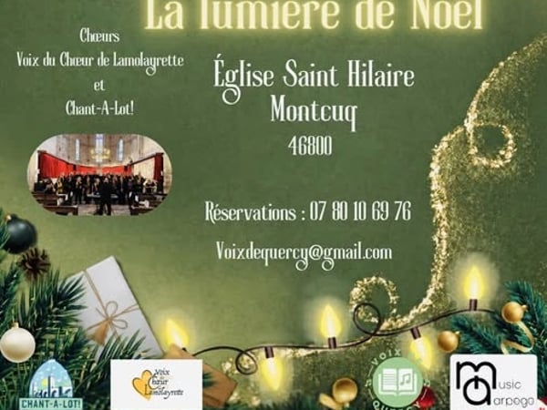 Concert : Les lumières de Noël à l'Église Saint-Hilaire